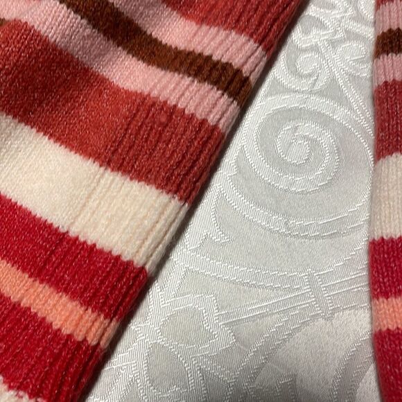 Loft striped sweater with roll neck and notch sleeves with side vents S Petite - Picture 7 of 10